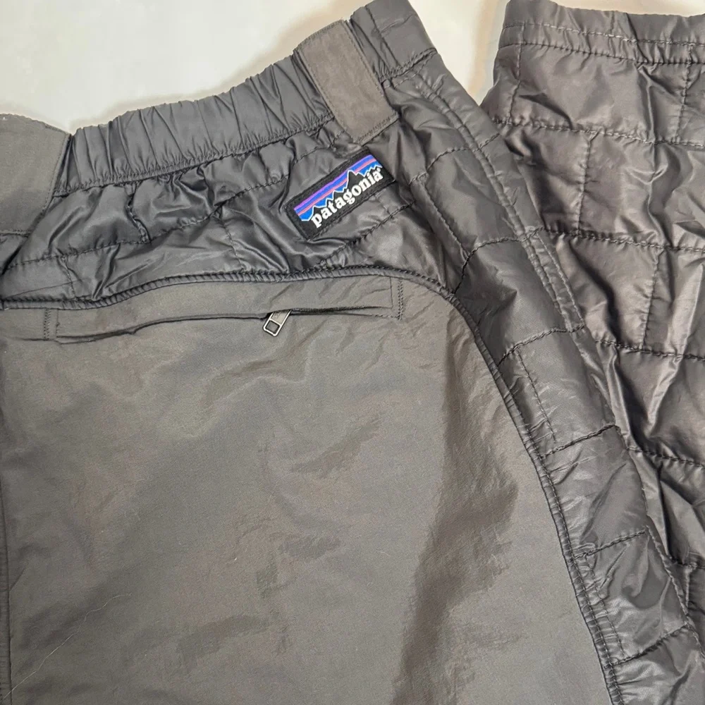 Patagonia Men's Black Quilted Nano Puff Pant - Picture 5 of 7